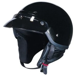 Z1R Drifter Gloss Black Half Helmet