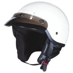 Z1R Drifter White Half Helmet