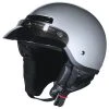 Z1R Drifter Silver Half Helmet