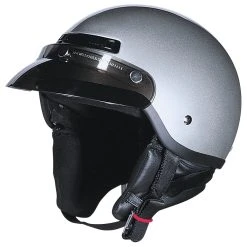 Z1R Drifter Silver Half Helmet