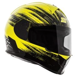 Speed And Strength SS900 Evader Black/Hi-Viz Full Face Helmet -Arai shop 350 3017 C V4