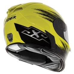 Speed And Strength SS900 Evader Black/Hi-Viz Full Face Helmet -Arai shop 350 3017 D V4