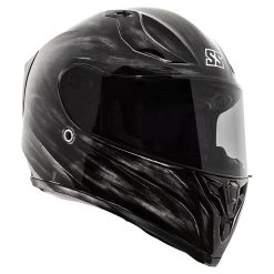 Speed And Strength SS2100 Gloss Grunged Black Full Face Helmet -Arai shop 350 3258 C V4