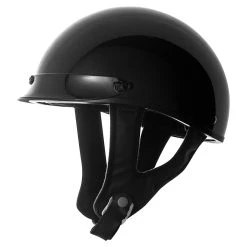 Speed And Strength SS510 Gloss Black Half Helmet
