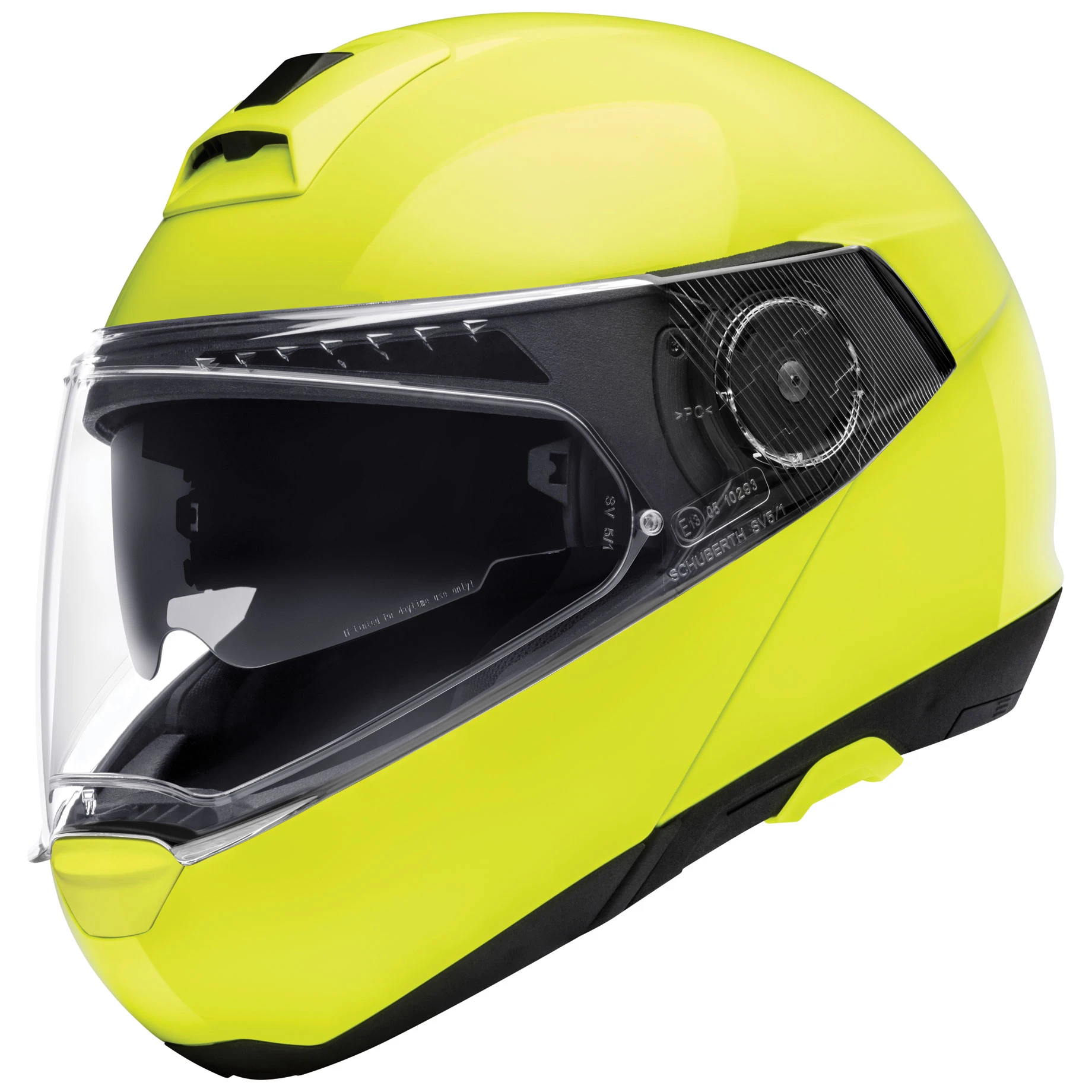 Schuberth C4 Pro Hi-Viz Modular Helmet 1 Schuberth C4 Pro Hi-Viz Modular Helmet