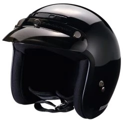 Z1R Jimmy Gloss Black Open Face Helmet