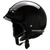 Z1R Nomad Gloss Black Half Helmet