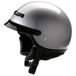 Z1R Nomad Silver Half Helmet