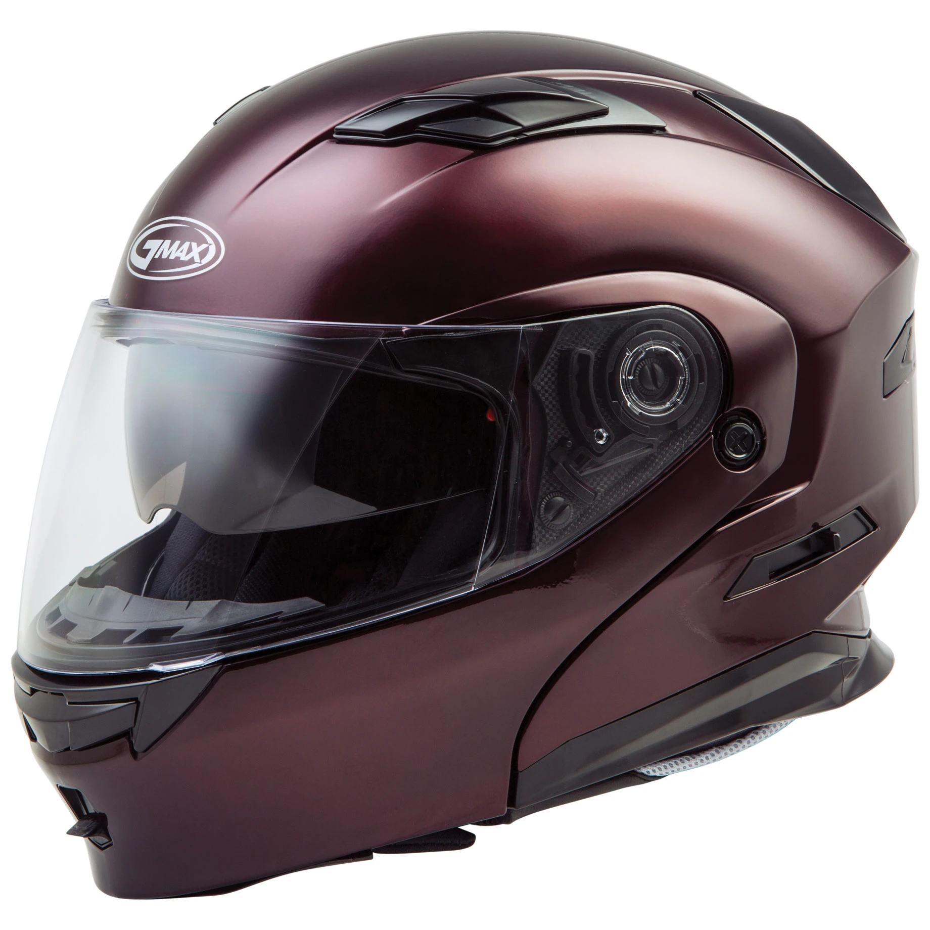 GMAX MD-01 Wine Red Modular Helmet 1 GMAX MD-01 Wine Red Modular Helmet