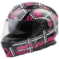 GMAX MD-01 Pink Ribbon Riders Modular Helmet