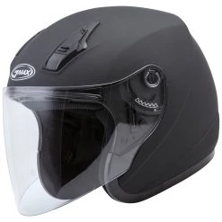 GMAX OF17 Matte Black Open Face Helmet