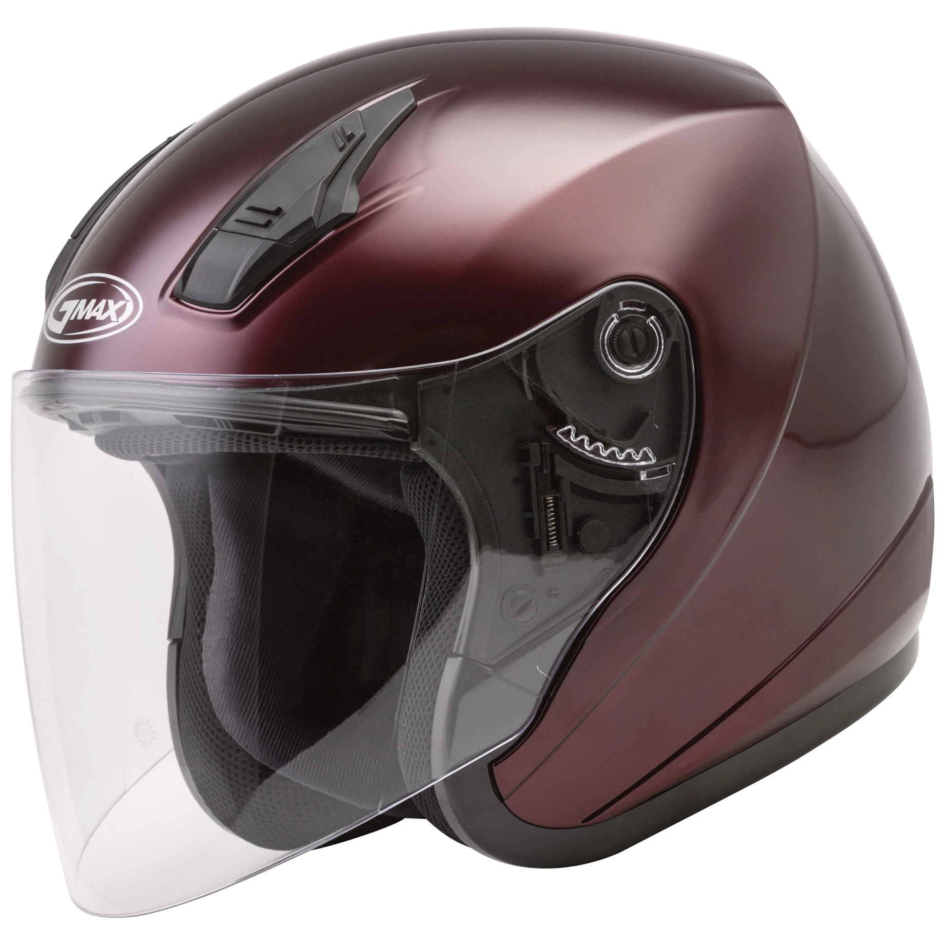 GMAX OF17 Wine Red Open Face Helmet 1 GMAX OF17 Wine Red Open Face Helmet