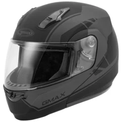 GMAX MD04 Article Black/Gray Modular Helmet