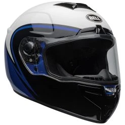 Bell SRT Assassin White/Blue/Black Full Face Helmet -Arai shop 360 1683 D V9