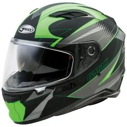 GMAX FF-98 Apex Matte Black/Neon Green Full Face Helmet