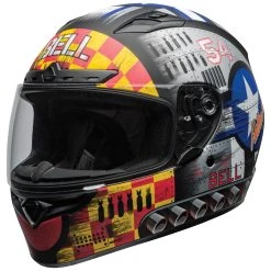 Bell Qualifier DLX With MIPS Devil May Care Gray Full Face Helmet