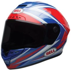 Bell Star MIPS DLX Tortion Blue/Red Full Face Helmet