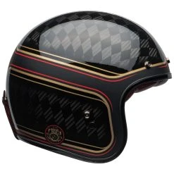 Bell Custom 500 Carbon RSD Checkmate Open Face Helmet -Arai shop 360 2114 D V9