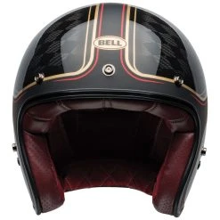 Bell Custom 500 Carbon RSD Checkmate Open Face Helmet -Arai shop 360 2114 E V9