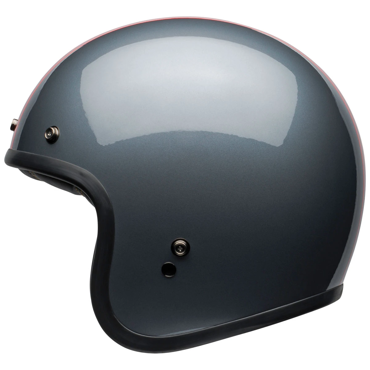 Bell Custom 500 Rally Gray/Red Open Face Helmet 3 Bell Custom 500 Rally Gray/Red Open Face Helmet - Image 3
