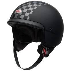 Bell Scout Air Check Matte Black/White Half Helmet