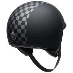 Bell Scout Air Check Matte Black/White Half Helmet -Arai shop 360 2168 E V9