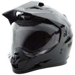 GMAX GM11 Gloss Black Dual Sport Helmet