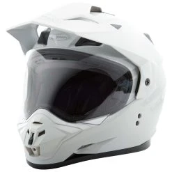 GMAX GM11 White Dual Sport Helmet
