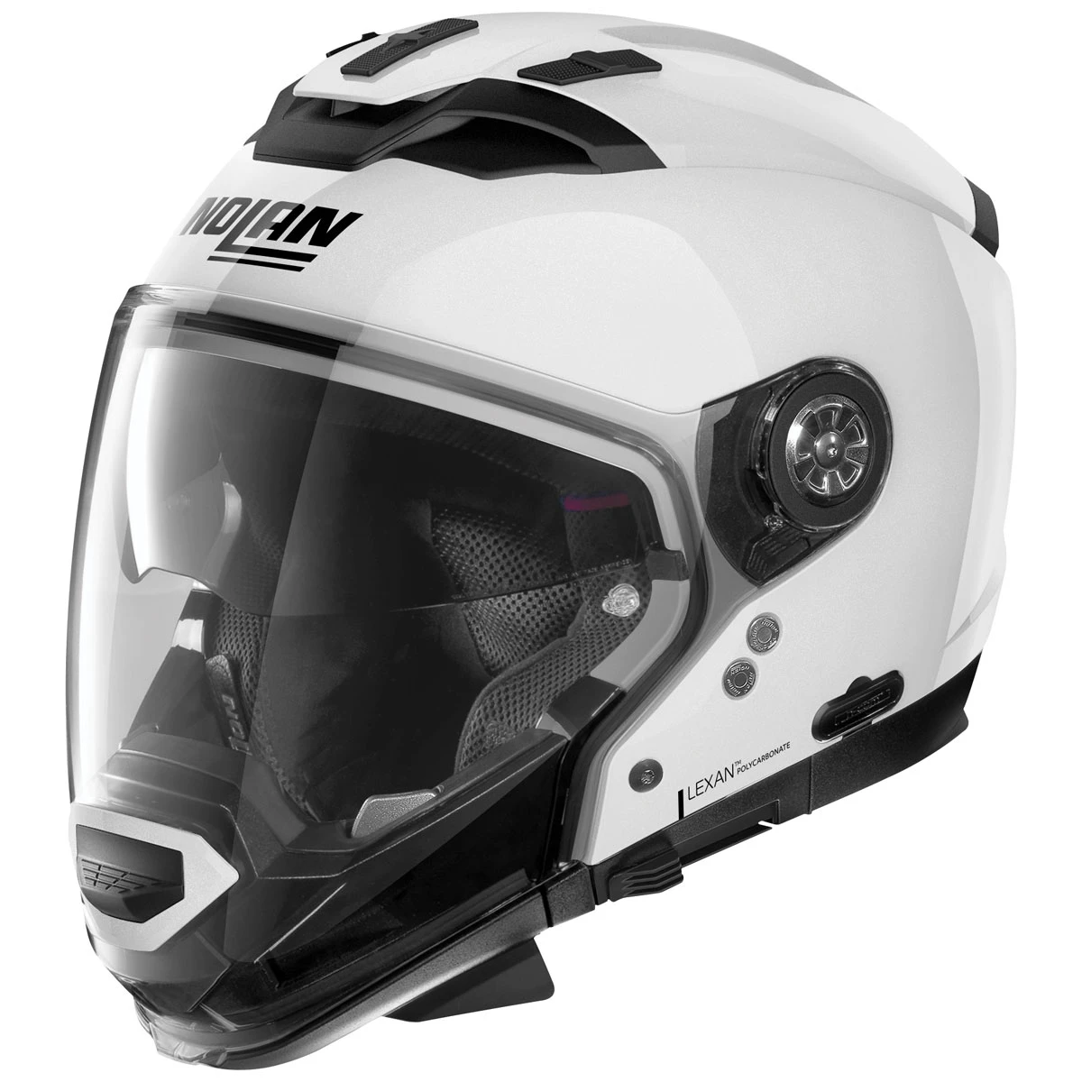 Nolan N70-2 GT Metal White Modular Helmet 1 Nolan N70-2 GT Metal White Modular Helmet