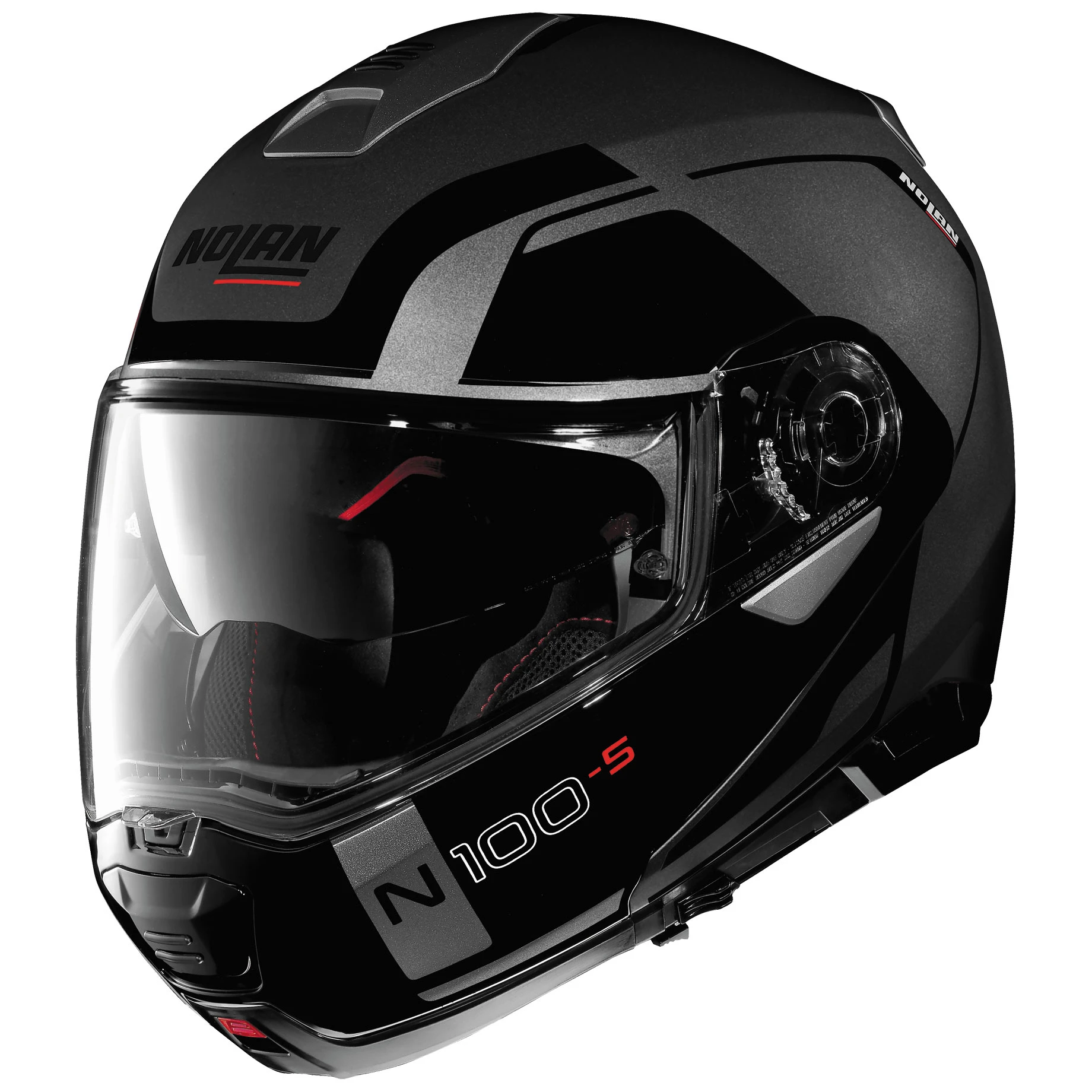 Nolan N100-5 Consistency Flat Gray Modular Helmet 1 Nolan N100-5 Consistency Flat Gray Modular Helmet
