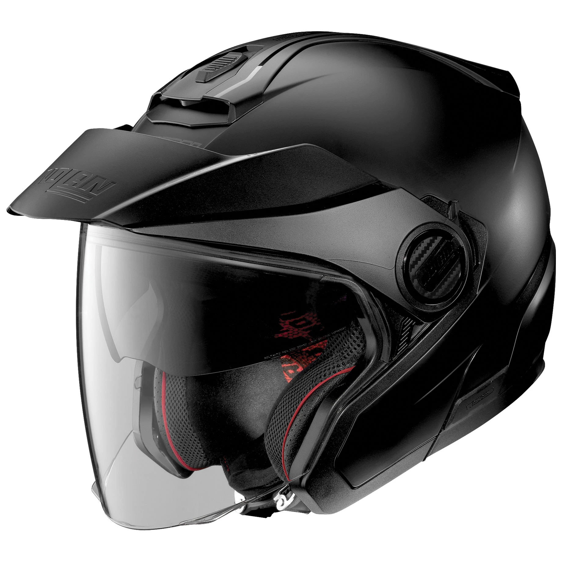 Nolan N40-5 Flat Black Open Face Helmet 1 Nolan N40-5 Flat Black Open Face Helmet