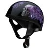 Z1R CC Beanie Purple Nightshade Half Helmet