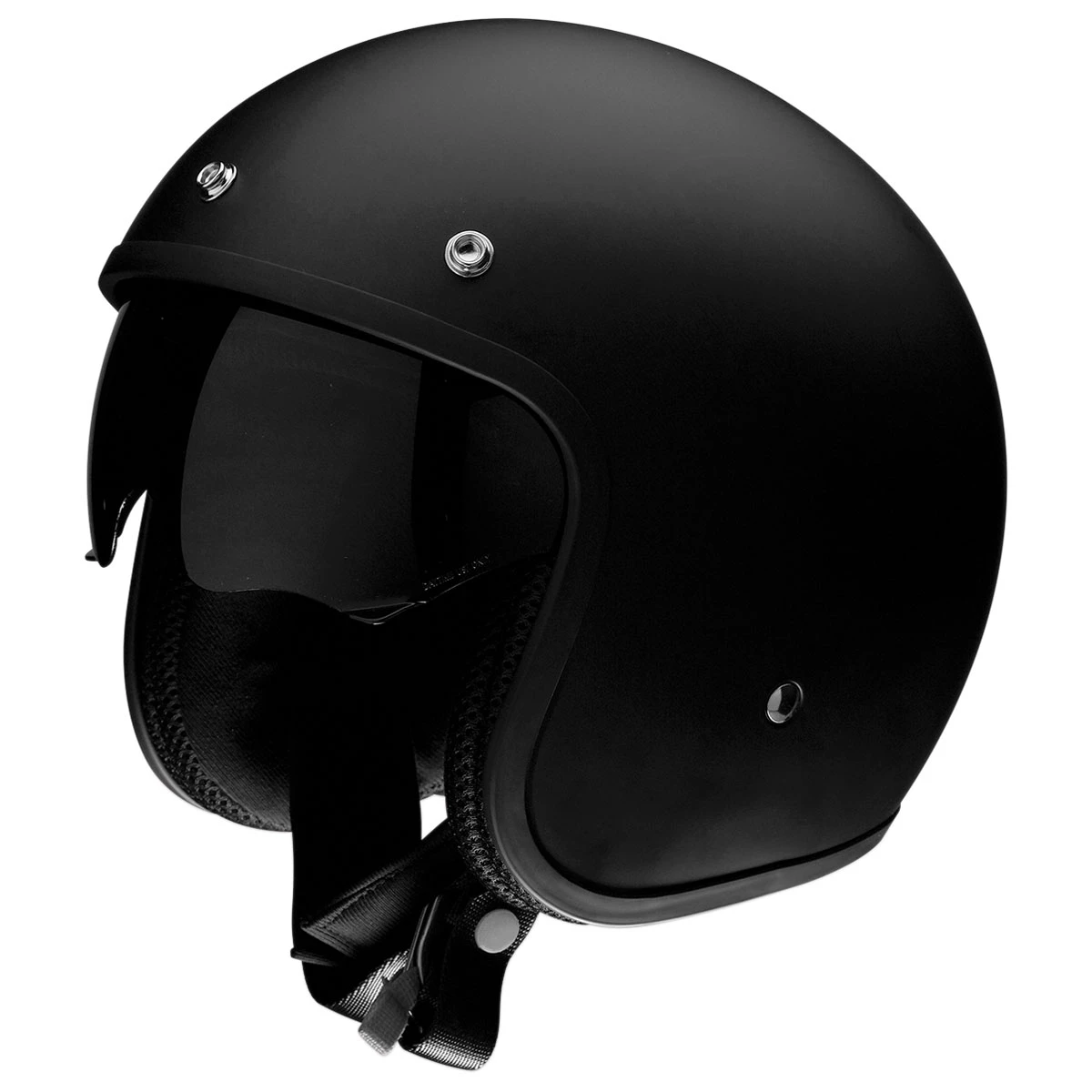 Z1R Saturn Matte Black Open Face Helmet 1 Z1R Saturn Matte Black Open Face Helmet
