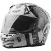 FLY Racing Street Revolt FS Liberator Gloss White/Black Full Face Helmet
