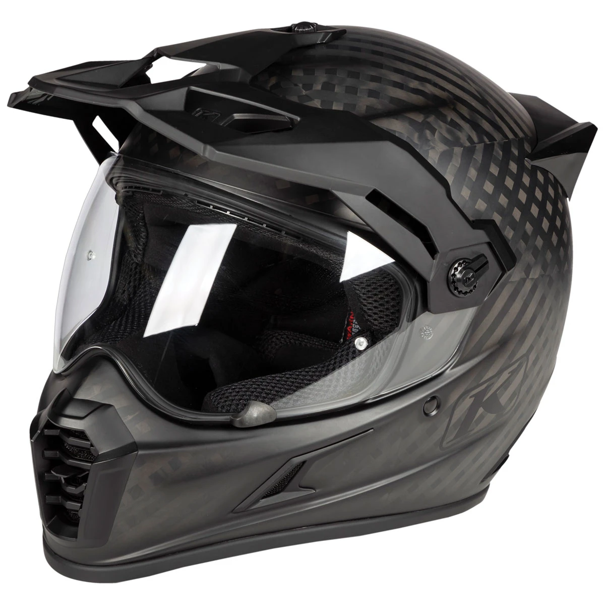Klim Krios Pro Matte Black Dual Sport Helmet 1 Klim Krios Pro Matte Black Dual Sport Helmet