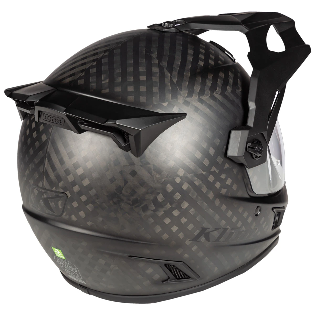 Klim Krios Pro Matte Black Dual Sport Helmet 2 Klim Krios Pro Matte Black Dual Sport Helmet - Image 2