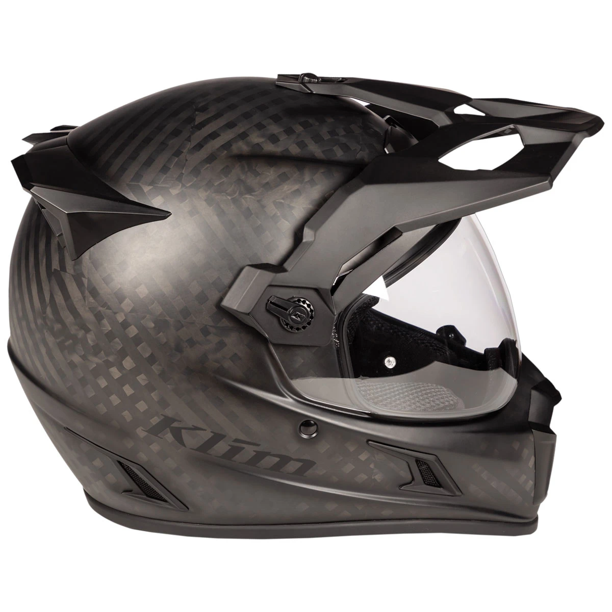 Klim Krios Pro Matte Black Dual Sport Helmet 4 Klim Krios Pro Matte Black Dual Sport Helmet - Image 4