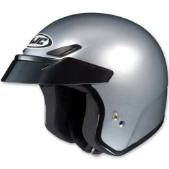 HJC CS-5N Metallic Silver Open Face Helmet