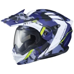 Scorpion EXO EXO-AT950 Outrigger Matte Blue Modular Helmet