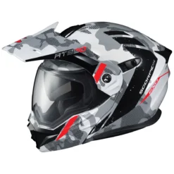 Scorpion EXO EXO-AT950 Outrigger White/Gray Modular Helmet