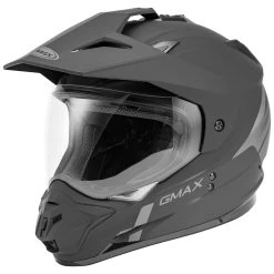 GMAX GM11 Scud Matte Black/Gray Dual Sport Helmet