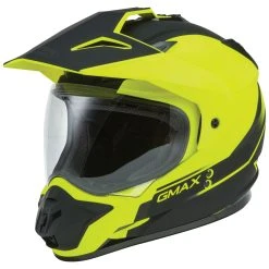 GMAX GM11 Scud Matte Hi-Viz/Black Dual Sport Helmet