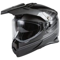 GMAX AT-21 Raley Black/Gray Dual Sport Helmet