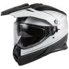 GMAX AT-21 Raley Matte Black/White Dual Sport Helmet