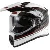 GMAX AT-21 Raley White/Gray/Red Dual Sport Helmet