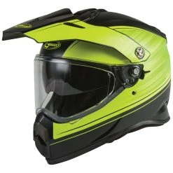 GMAX AT-21 Raley Matte Black/Hi-Viz Dual Sport Helmet