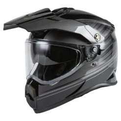GMAX AT-21 Youth Black/Gray Dual Sport Helmet