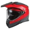 GMAX AT-21 Youth Matte Gray/Red Dual Sport Helmet