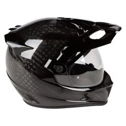 Klim Krios Gloss Karbon Black Dual Sport Helmet -Arai shop 420 1277 C V6