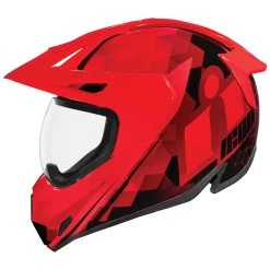 ICON Variant Pro Ascension Red Dual Sport Helmet